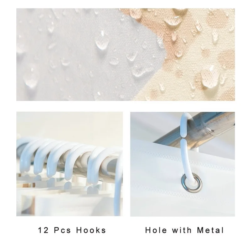 Тропический пляжный синий занавес для ванной крышка туалета коврик океанский