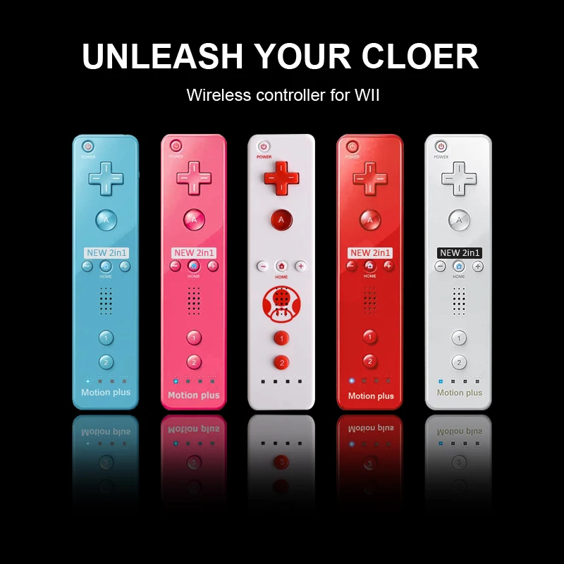 Беспроводной Bluetooth совместимый геймпад для Nintendo Wii пульт дистанционного