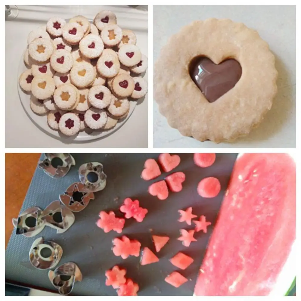 7 шт./компл. формы для выпечки набор резаков печенья &quotсделай сам&quot пресс форм