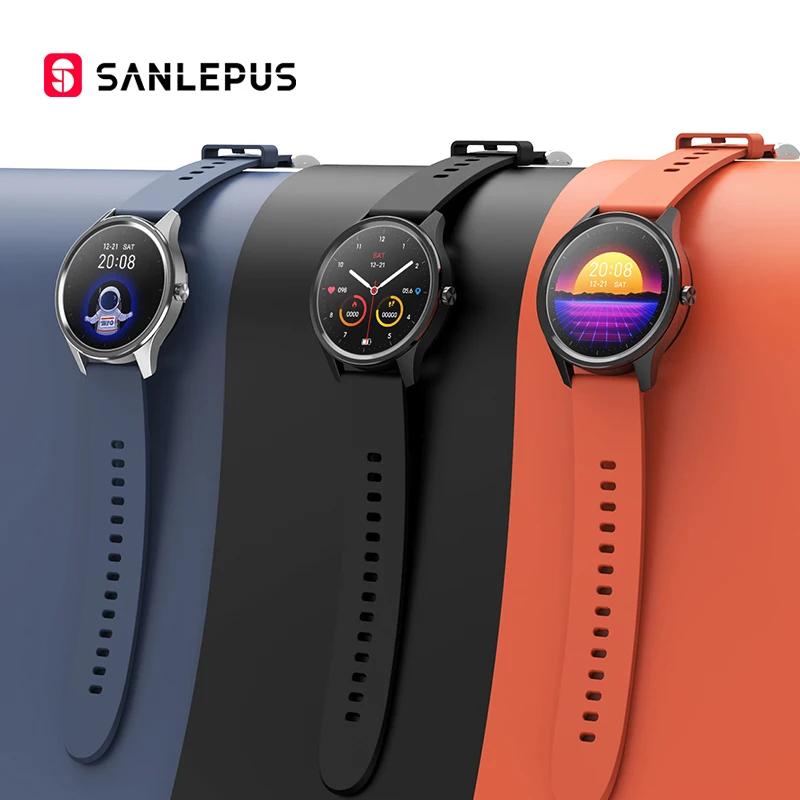 

2021 NEW SANLEPUS Smart Watch Sport Heart Rate Monitor Waterproof Fitness Bracelet Men Women Smartwatch For Android Apple Xiaomi
