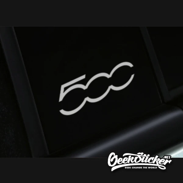 Светоотражающая наклейка для автомобильной колонны 2 шт./лот Fiat 500 - купить по