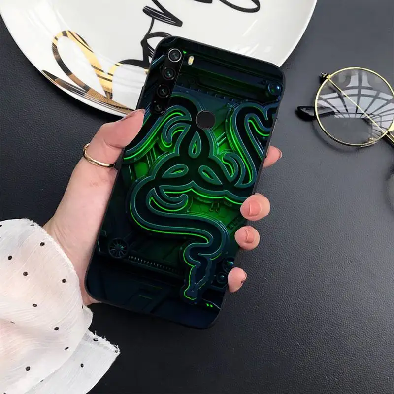 

luxury art Razer brand phone case for Xiaomi Redmi 7 8 9t a3Pro 9se k20 mi8 max3 lite 9 note 9s 10 pro