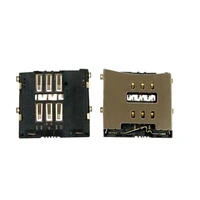 10pcs sim card reader slot tray holder connector socket for iphone 12 pro mini 12pro 12promax max 12mini 4g 4 4s 4gs 5 5g