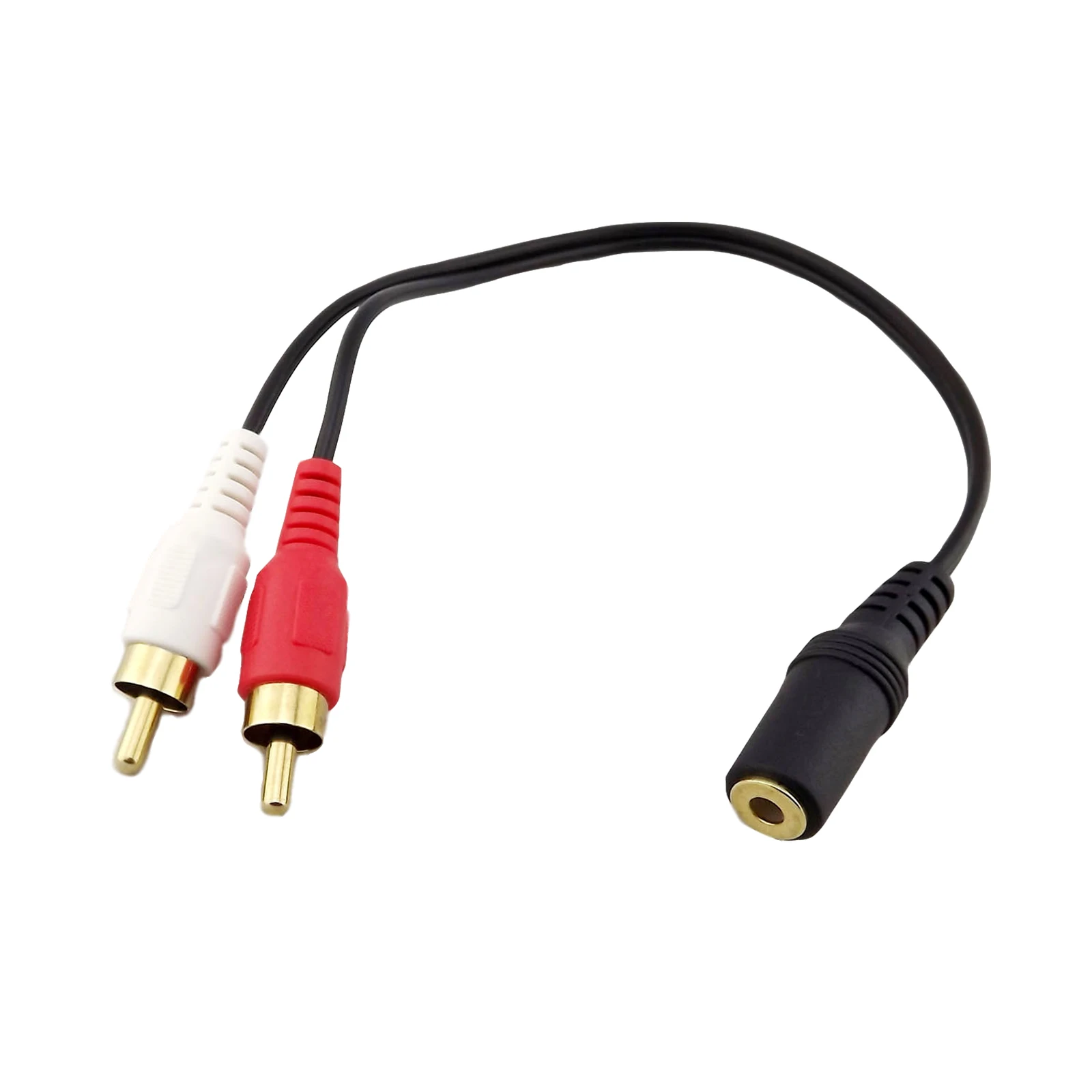 10 шт. 3 5 мм 1/8 &quotмини джек стерео гнездо к двойному RCA штекер Адаптер для