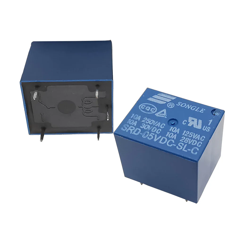 5 шт./лот в постоянного тока для бытовых приборов реле питания Mini SRD-05VDC-SL-C