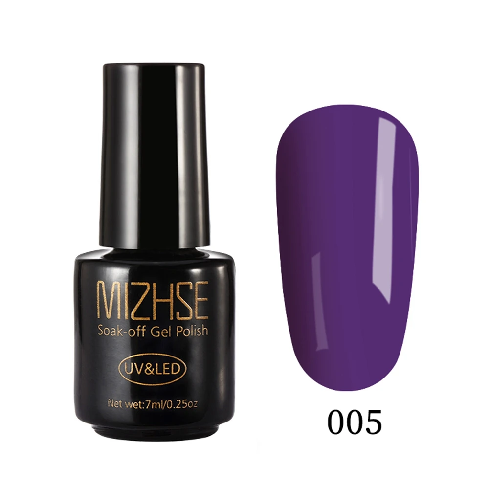XYC005 MIZHSE Гель-лак для ногтей 7 мл UV Vernis Полупостоянный праймер верхнее покрытие для маникюра xx цветов гелевое покрытие для ногтей гель-арт - Цвет: XYC005