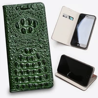 leather flip phone case for xiaomi redmi note 9s 9 8 8t 8a 7 7a 6 6a 5 plus 5a 4x 4 3 k30 pro cover crocodile head wallet bag