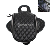 mototcycle waterproof magnetic black pu leather tank chap cover bag tool kit bag tank bag for harley 883 1200