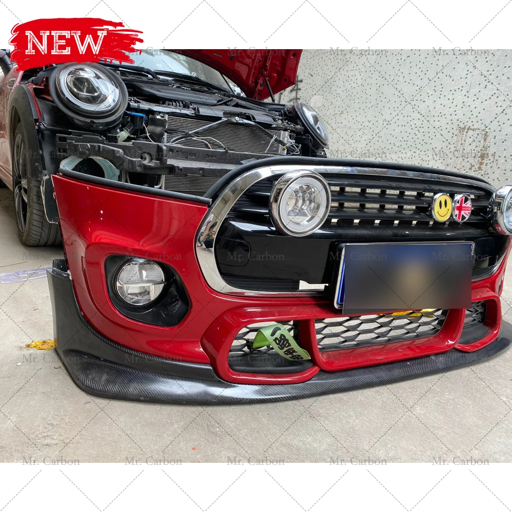 FOR F56 MINI COOPER S/JCW DUELL-AG CARBON FIBER GLASS FRONT LIP TRIM TUNING PART S FRP SPLITTER | Автомобили и мотоциклы