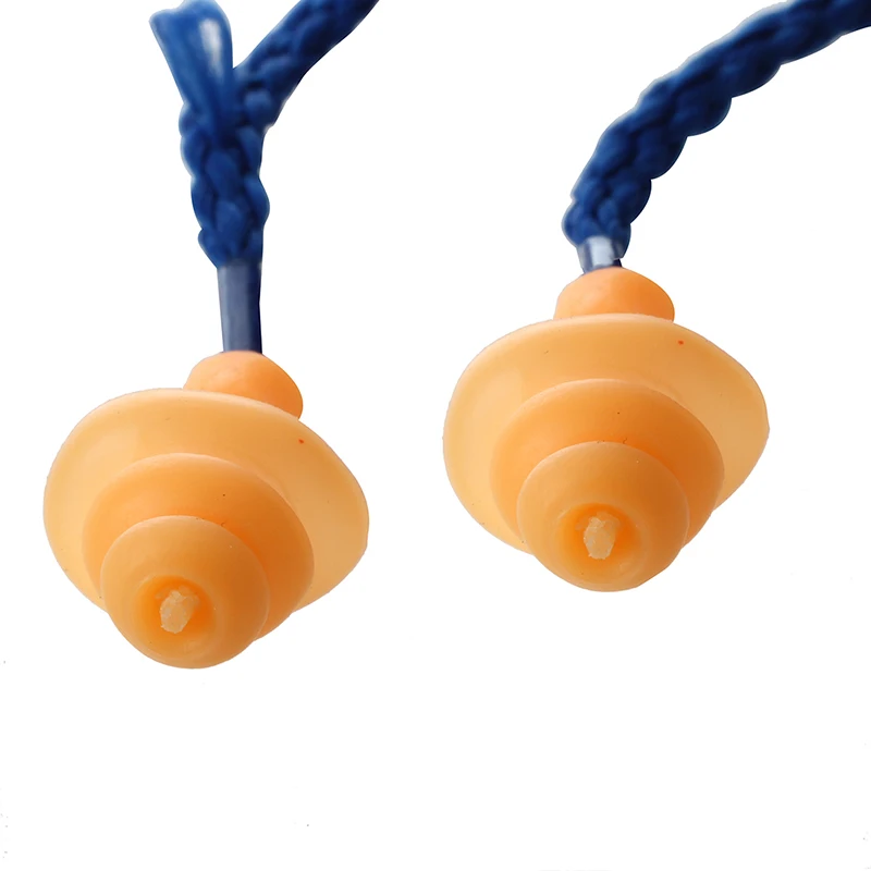 2X затычки для ушей с шнуром анти шум путешествия заглушка ушей|Аксессуары
