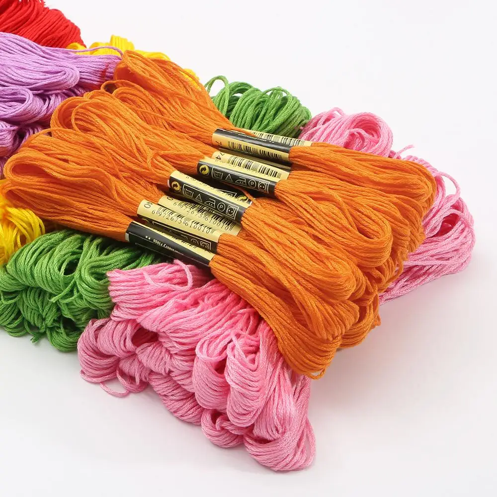 Нитки для шитья из полиэстера 7 5 м/шт. 9 цветов конус швейных машин нитки | Дом и сад