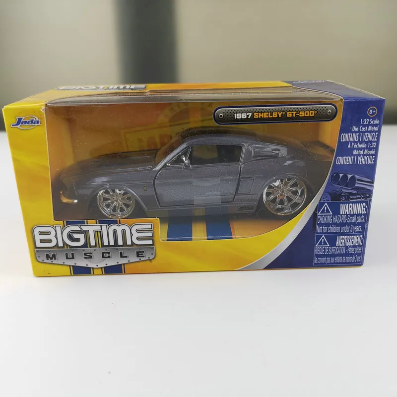 

JADA 1/32 Cars Bigtime Muscle 1967 SHELBY GT-500 Simulation Metal Diecast Collection Model Cars Kids Toys