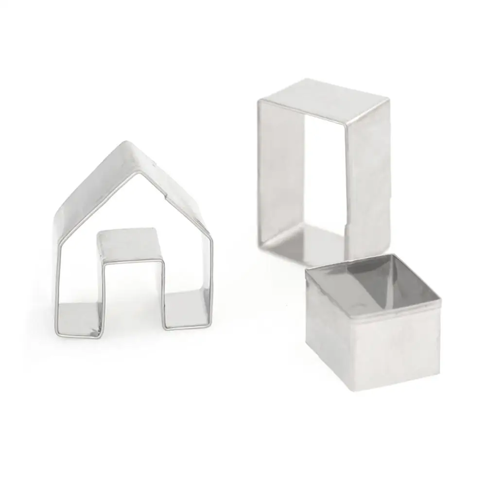 Комплект из 3 предметов Рождественский Пряничный дом набор форм для печенья