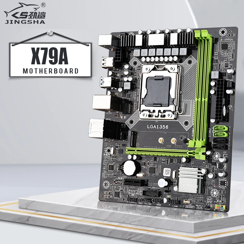 Материнская плата JINGSHA X79A 32G LGA 1356 поддержка USB 2 0 3 DDR3 память ECC REG | Компьютеры и офис