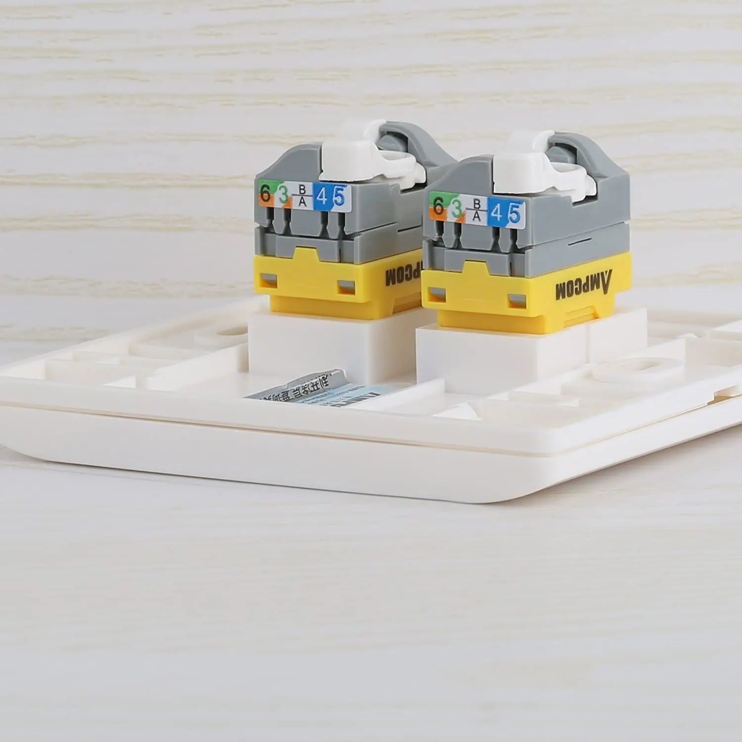 AMPCOM (UL Listed) 10-шт CAT5e RJ45 инструмент без ключа не требуется пуансона разъем модуля UTP