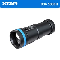 xtar d36 diving flashlight kit oled screen high power led flashlight max 5800 lumen diving light torch