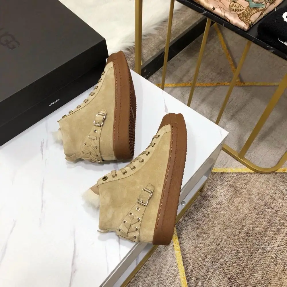 

New Snow Women Boots Classic Shell Head Wool Interior Pad Comfortable Snow Boots Warm High-Grade Luxury Design Women's Boots