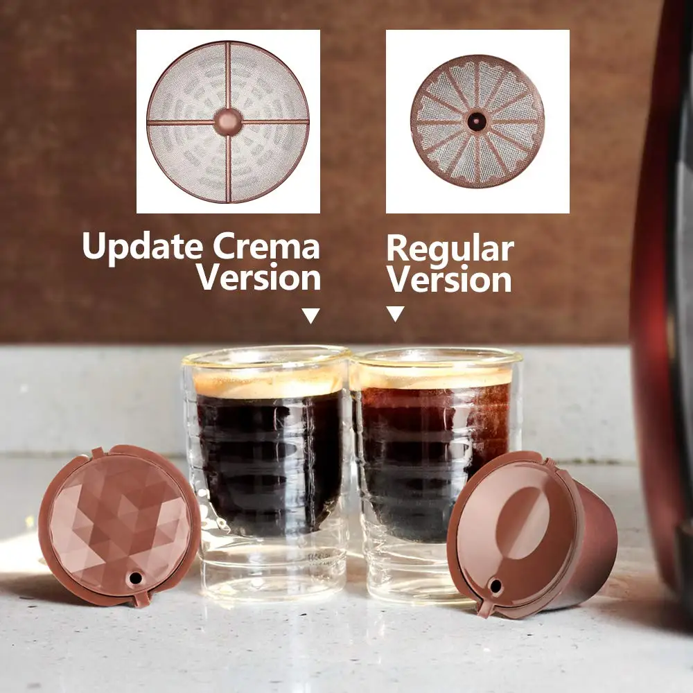 Upgrade Version Nescafe Coffee Filters Dolce Gusto Capsule Plastic Refillable Reusable For | Дом и сад