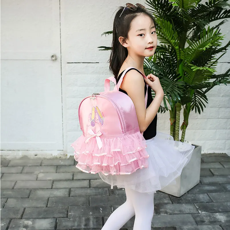 Регулируемый рюкзак на плечо для балета и танцев девочек студенческий молнии с