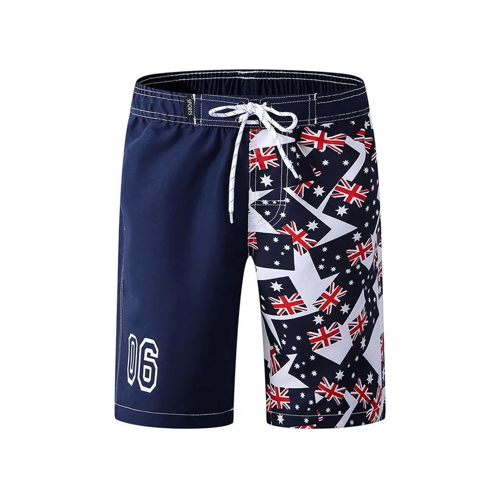 Шорты для маленьких мальчиков 4 июля плавки с американским флагом шорты купания