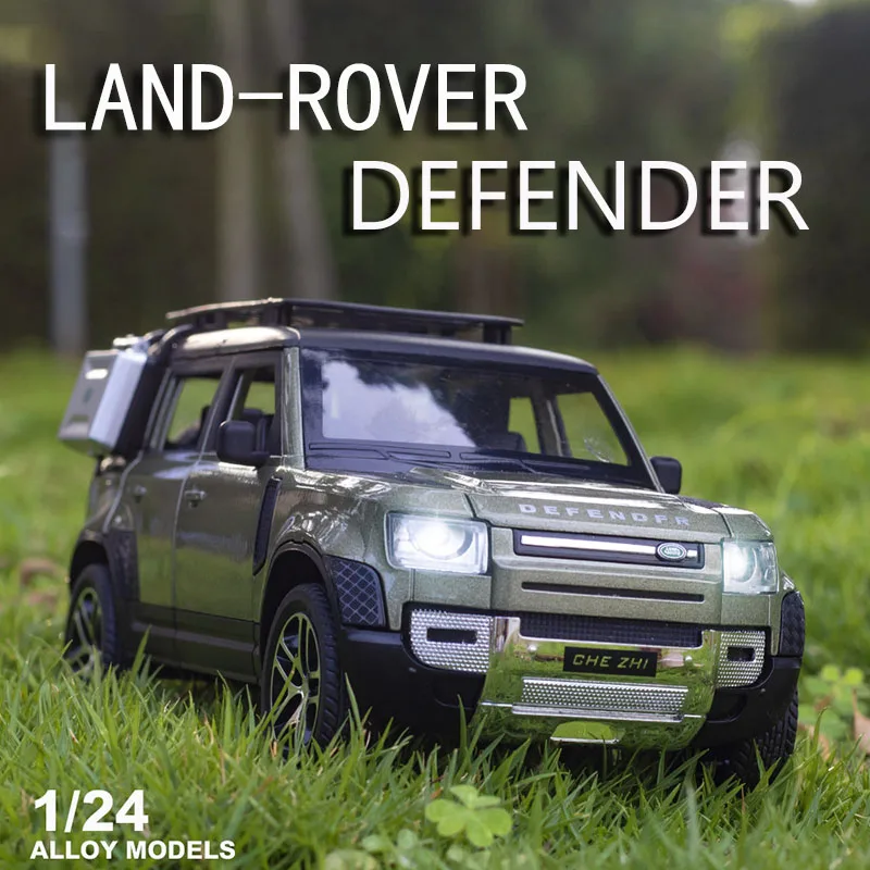 Модель автомобиля Defender Land Rover 1:24 1:32 литой под давлением из сплава|Наземный