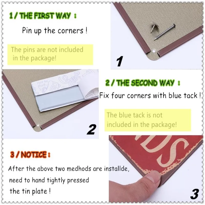 

Vintage Carton Style Tin Sign Art Painting Bar Pub Cafe Garage Hotel House Wall Decor Metal Poster