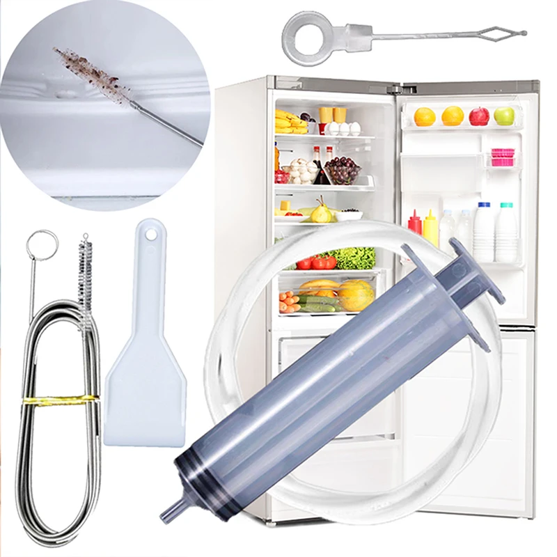 Набор для очистки дренажа холодильника длинная гибкая щетка чистки отверстий в