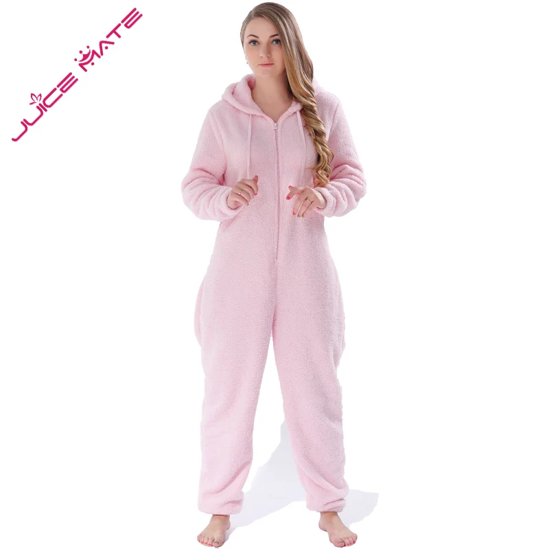 Winter Warm Pyjamas Women Plus Size Sleepwear Female Kingurumi Teddy Fleece Pajamas Plush Flannel Pajamas Sets For Women Adults