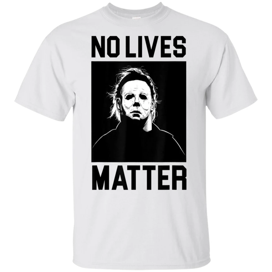 Men'S No Lives Matter Майкл-Майерс-забавная ужасная футболка на Хэллоуин 2Xl 13Xl |