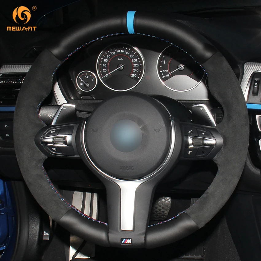 Чехол для руля BMW F87 M2 F80 M3 F82 M4 M5 F12 F13 M6 F85 X5 M F86 X6 F33 F30 M|steering wheel cover|suede steering coverwheel cover |