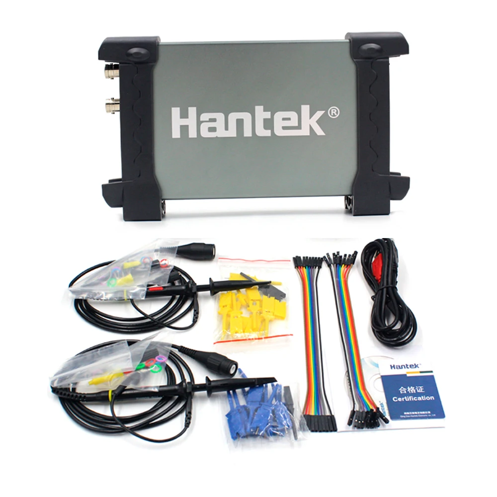Hantek 6022BL 20 МГц полоса пропускания 48 Мвыб/с 2 цифровых канала 16 каналов логический