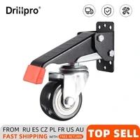 drillpro 12 pcs set heavy duty 660 lbs workbench casters kit retractable caster wheels for workbenches machinery tables