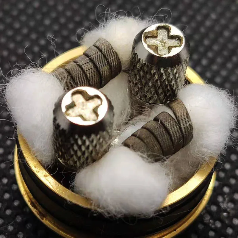 

Vape Cotton 50Pcs/Bag Slacker Bacon Cotton Hardcover Easy to use Lace Cotton For Rda RDTA Atomizer