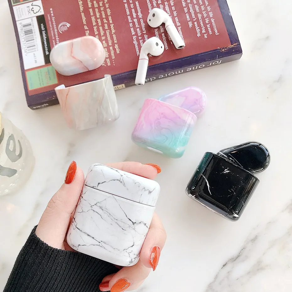 Роскошный Мраморный защитный чехол для Huawei Freebugs 2 Pro беспроводных Bluetooth-наушников