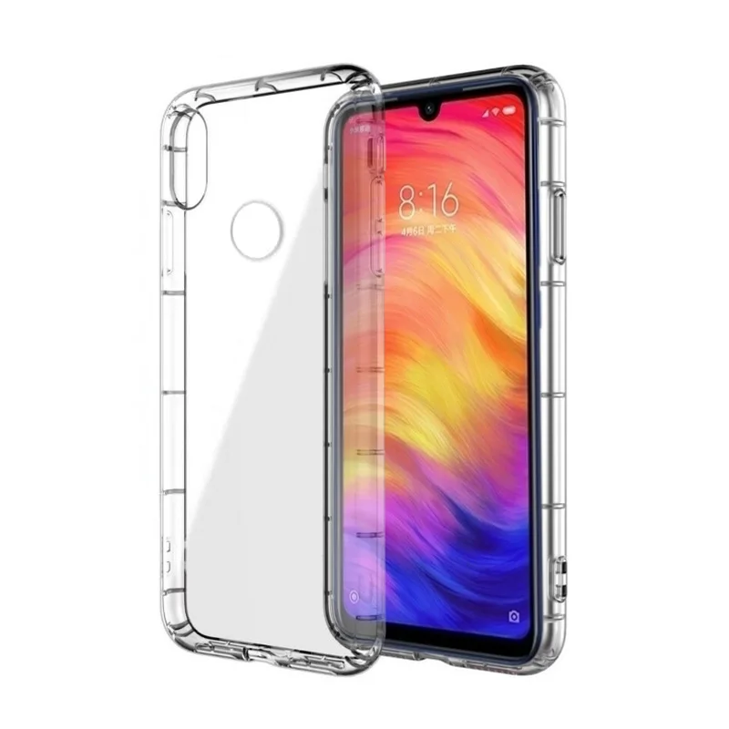 ТПУ чехол для Xiaomi Redmi Note 7 прозрачный силиконовый мягкий Чехол |