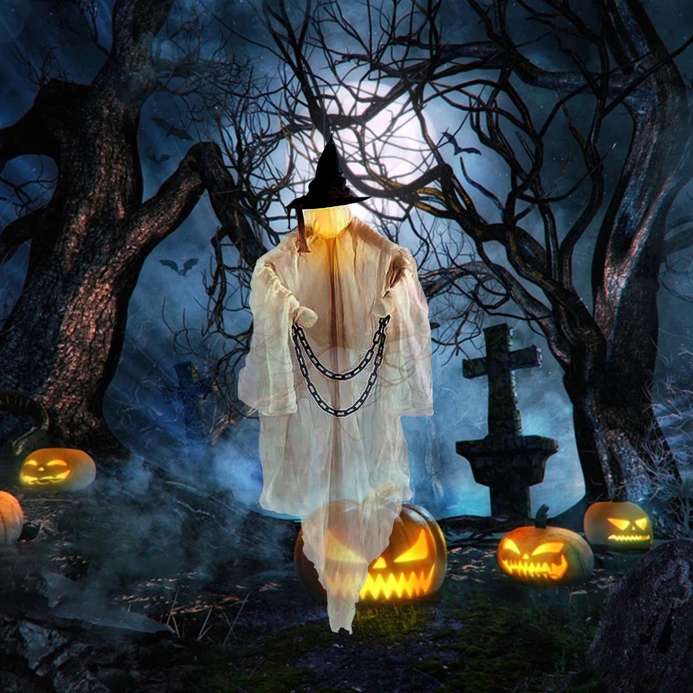 

Halloween 183CM Skull Skeleton Home Bedroom Intimidating Child Decoration Party Trick or treat children pumpkin witchl Light-Up
