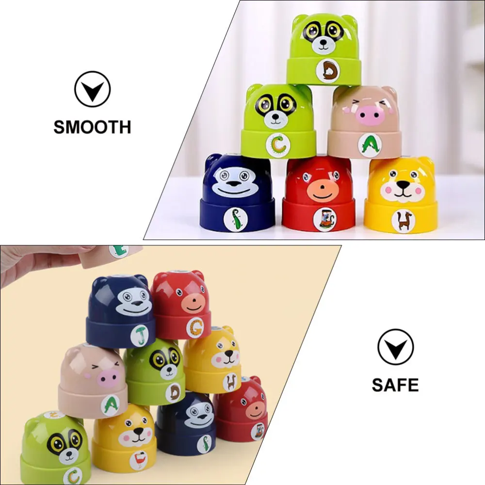 

1 Set Stacking Toys Colorful Blocks Stacking Games Kids Educational Toys