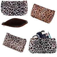 multifunction leopard travel cosmetic bag makeup pouch toiletry wash organizer