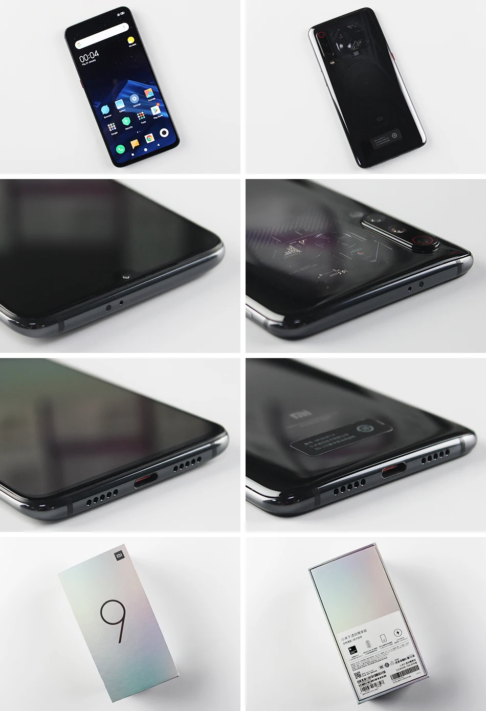 Global rom Xiaomi mi 9 mi 9, прозрачный смартфон, 12 Гб, 256 ГБ, Восьмиядерный процессор Snapdragon 855, камера 6,39 дюйма, 48 МП, дисплей, отпечаток пальца