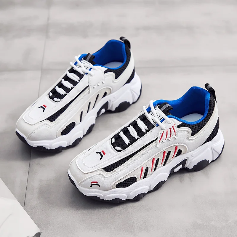 

New Casual Women Shoes Thickness Heightened Daddy Shoes Sport Shoes Outdoor Jogging Walking Athletic Shoes Comfortable Sneakers