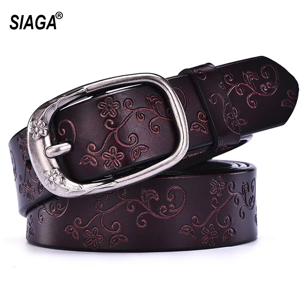 Женский винтажный ремень из воловьей кожи с металлической пряжкой 2 8 см|Женские