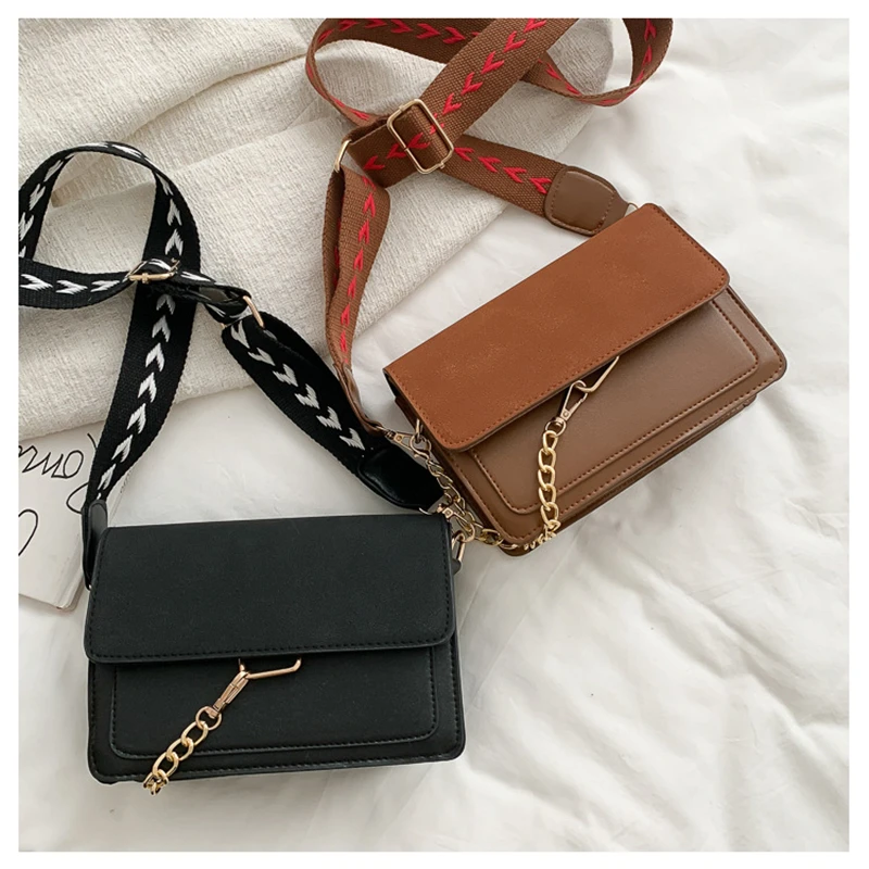 

Women's Crossbody Bag Fashion Casual Small Square Bag Wild Crossbody Bags Solid Color High Quality