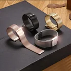 Сменный Браслет из нержавеющей стали, ремешок для Garmin Vivoactive Vivomove Move 3 музыка люкс пришен Миланская петля, металлический ремешок для часов