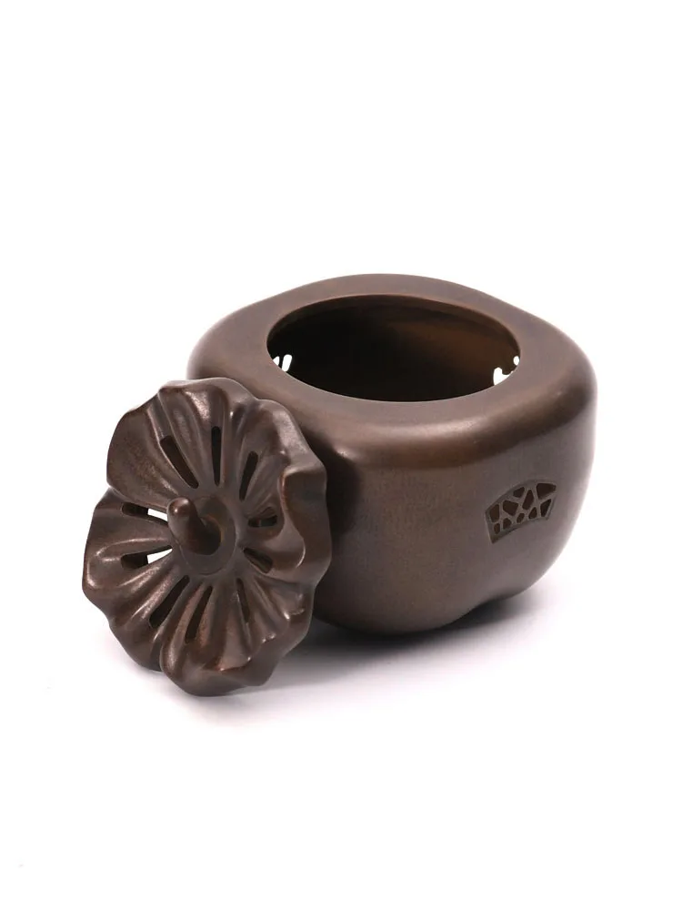 Античные благовония горелка медь портативный дом ладана держатель для йоги