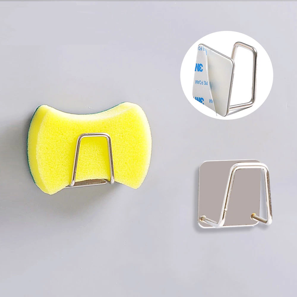 

Kitchen Sponge Storage Rack Toilet Toilet Bathroom Soap Rack Cleaning Sponge Rack Hook Accessories tools kitchen Bathroom Tools