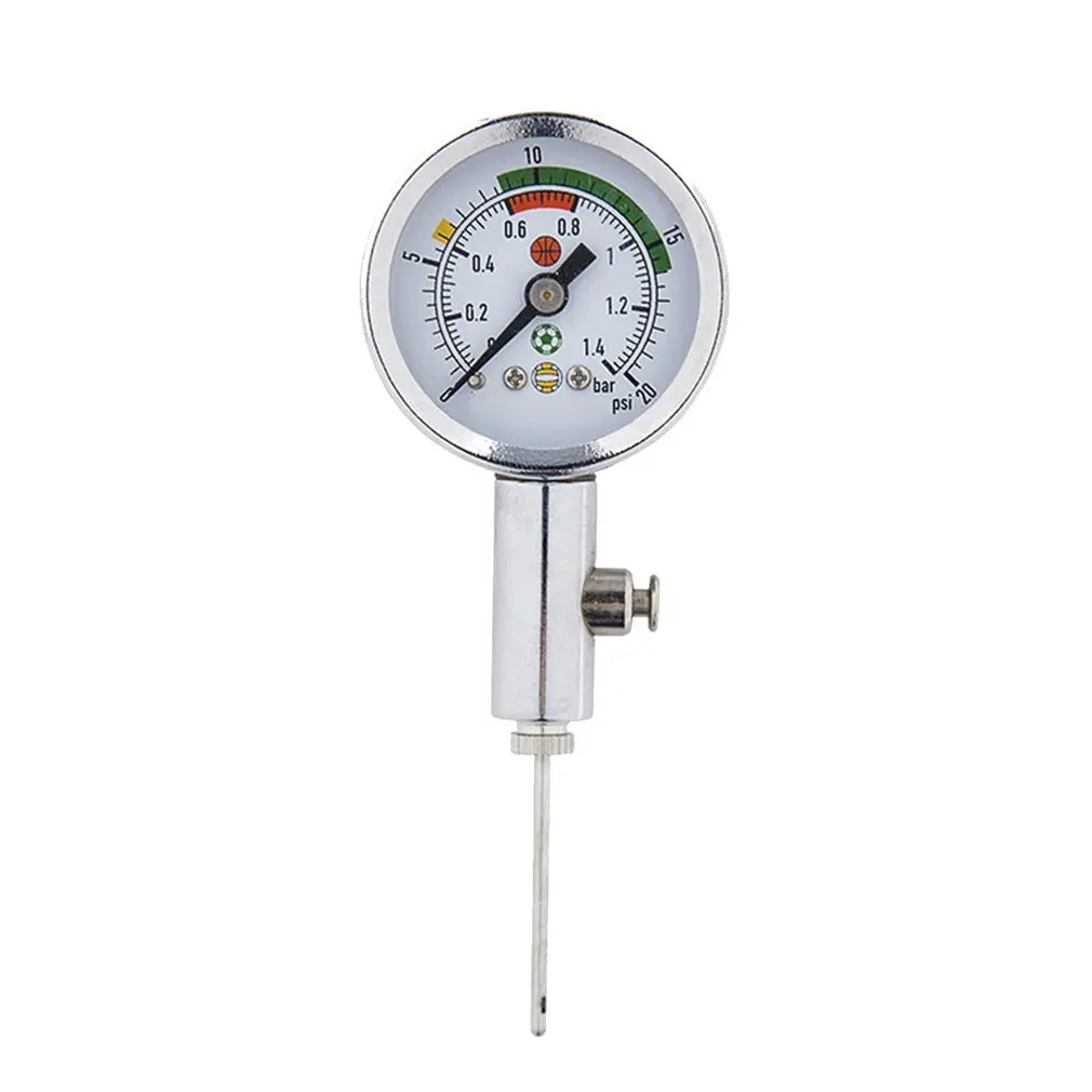 

1pc Soccer Ball Pressure Gauge Air Watch Football Volleyball Basketball Barometers