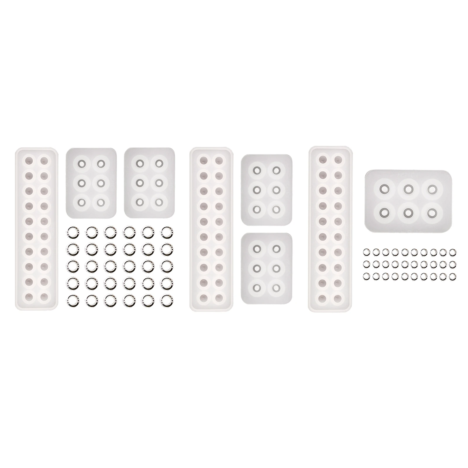 

Beads Molds with Hole Epoxy Casting DIY Gem Pendant Bracelet Jewelry Making