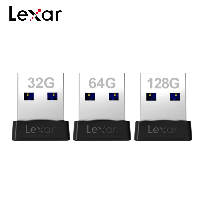 

100% Original Lexar USB Flash Drive S47 USB 3.1 128GB Max Reading Speed 250mb/s Mini U Disk Pendrive 32GB 64GB Memory Stick
