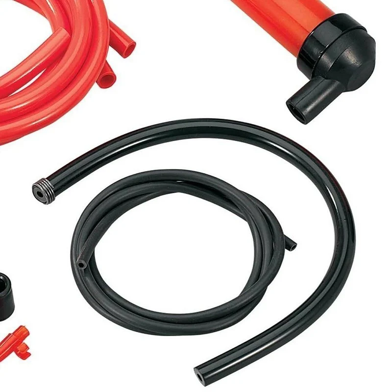 Portable Siphon Pump Car Manual Fuel Gas Transfer Oil Liquid Multi-Use Hand Air Kit TD326 |
