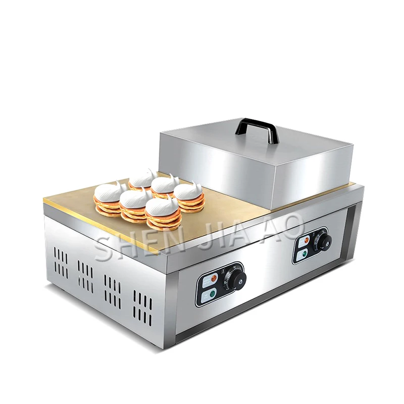 

220V Automatic Temperature Control Souffle Machine Dorayaki Machine Commercial Large Pure Copper Thicker Version Muffin Machine